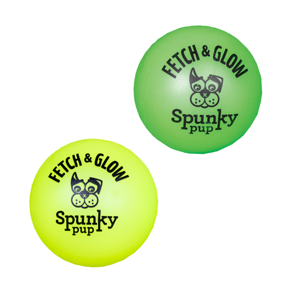 Spunky pup fetch clearance and glow ball