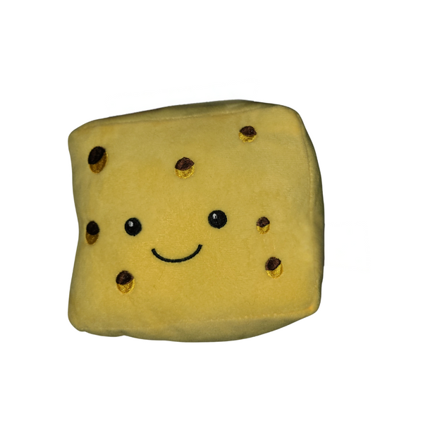 Cheddar Cheese Wedge Dog Toy