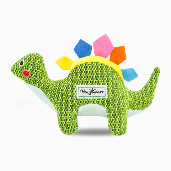 Dino Buds 3D Air Mesh Large Dog Toy - Stegosaurus