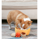 Corgi with Foodie Takoyaki Plush Dog Toy