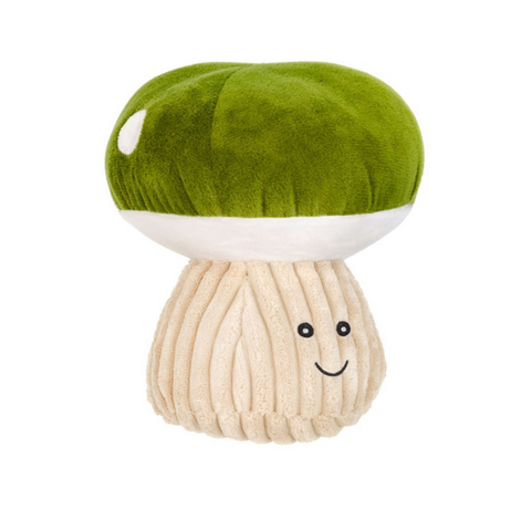 Green Mushroom Plush Dog Toy