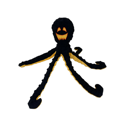 Halloween Octopi Plush Dog Toy - black