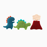 Dino Buds 3D Air Mesh Dog Toy Set - back