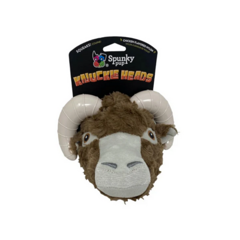 Knuckle Head Ram Plush Dog Toy