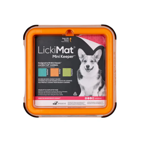 Lickimat Mini Keeper - Orange