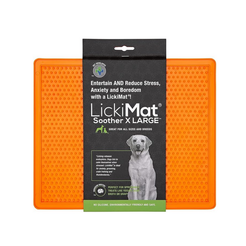 Lickimat Soother Slow Feeder XL - Orange