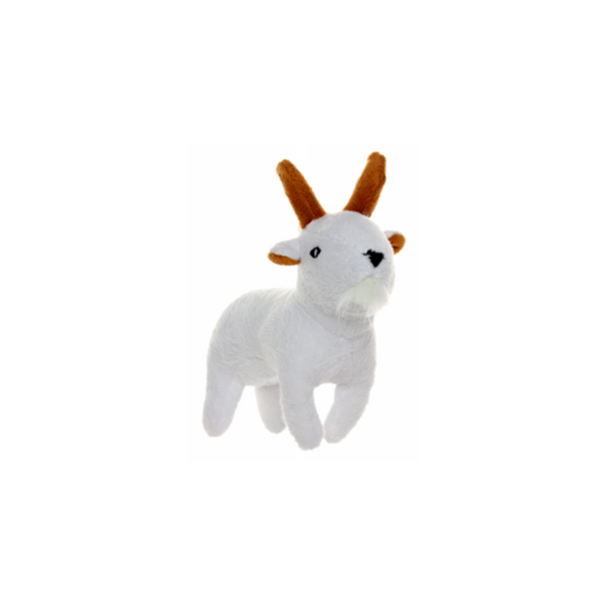 Mighty Jr Farm Goat Plush Dog Toy