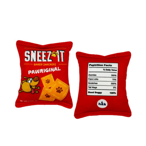 Sneez-It the Original Plush Snacker Dog Toy