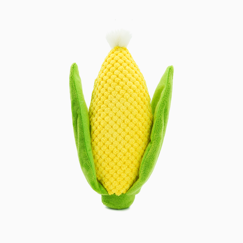 Camping Corn on the Cob Plush Dog Toy - Back